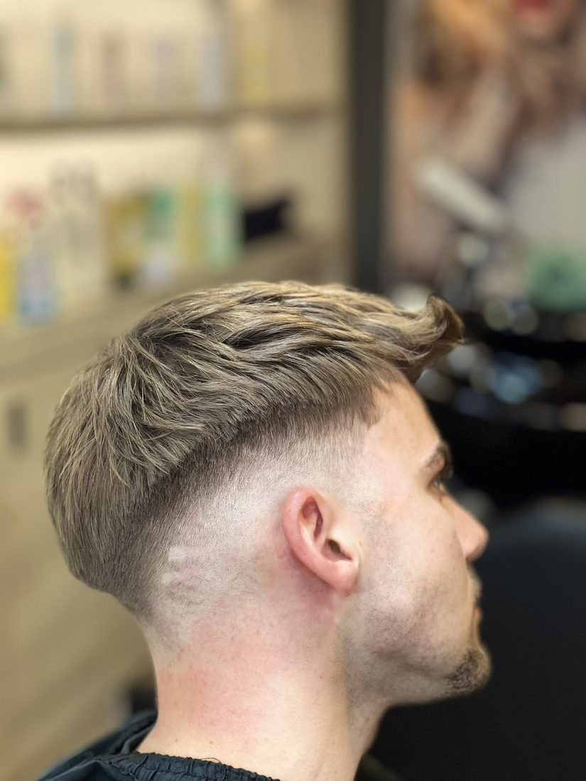 Verzorgde herenknip met fade bij Kapsalon Luvion