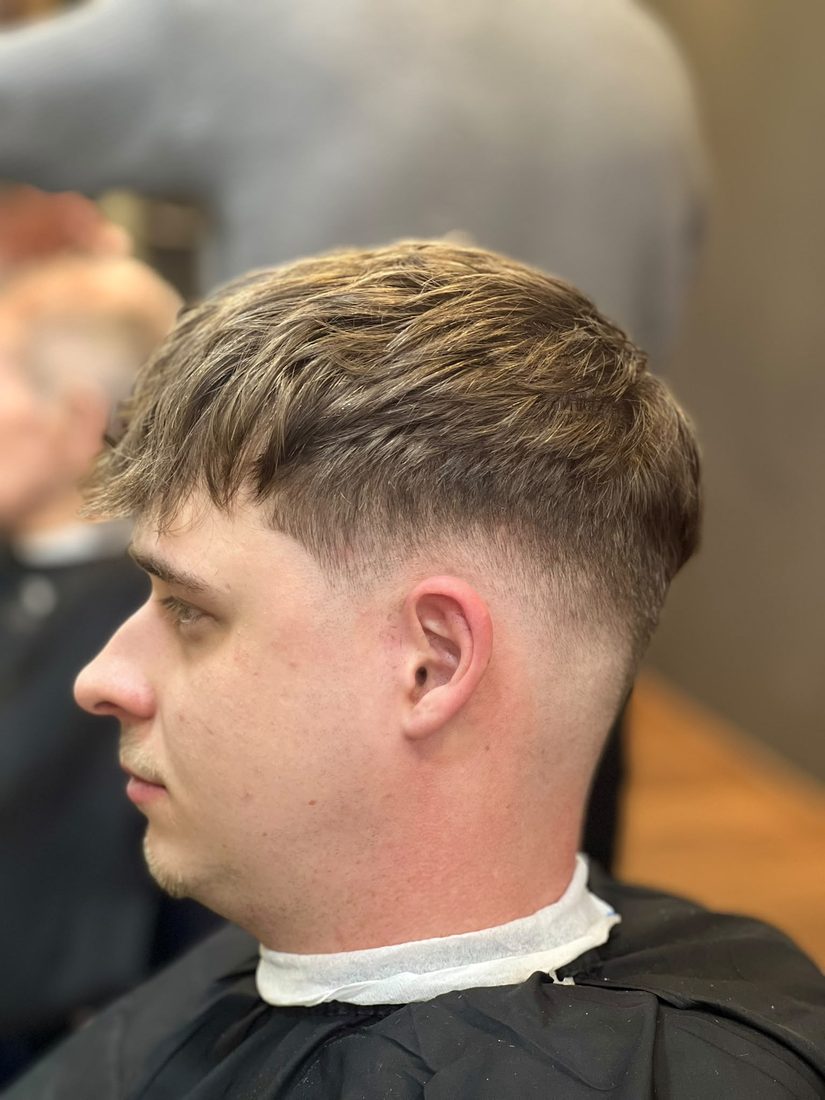 Getextureerde herencoupe met fade
